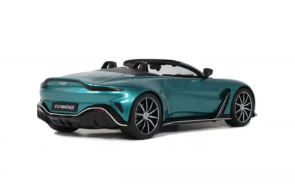 GT Spirit 2023 Aston Martin V12 Vantage Roadster Tayos Turquoise 1:18 Resin