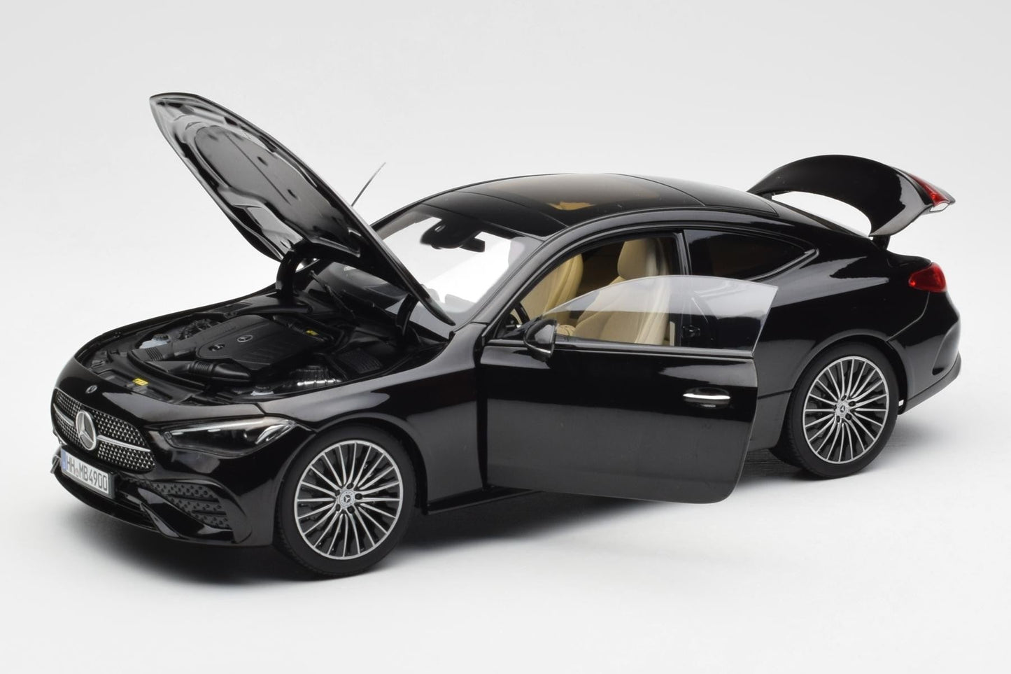 Norev 2024 Mercedes-Benz CLE Coupe C236 Obsidian Black Metallic 1:18