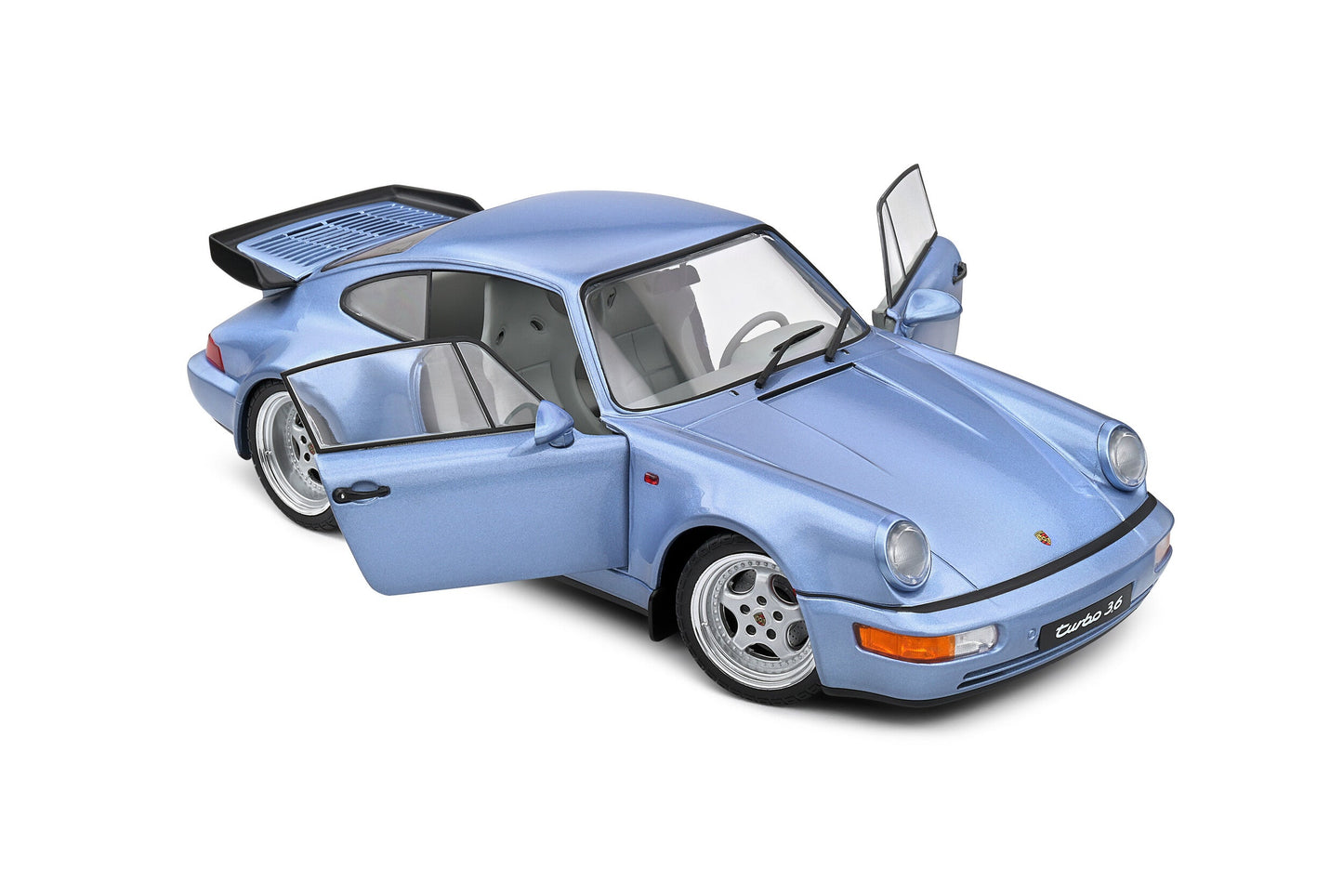 Solido 1990 Porsche 911 (964) Turbo Horizon Blue Metallic 1:18
