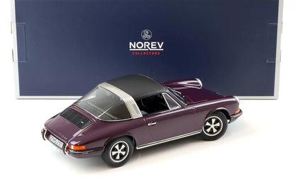 Norev 1971 Porsche 911 T Targa (Removable Top) Violet 1:18