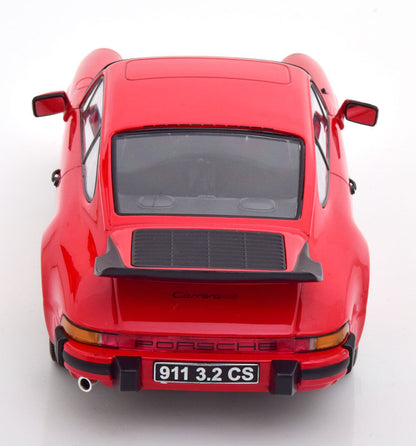 KK Scale 1989 Porsche 911 Carrera 3.2 Clubsport Red 1:18