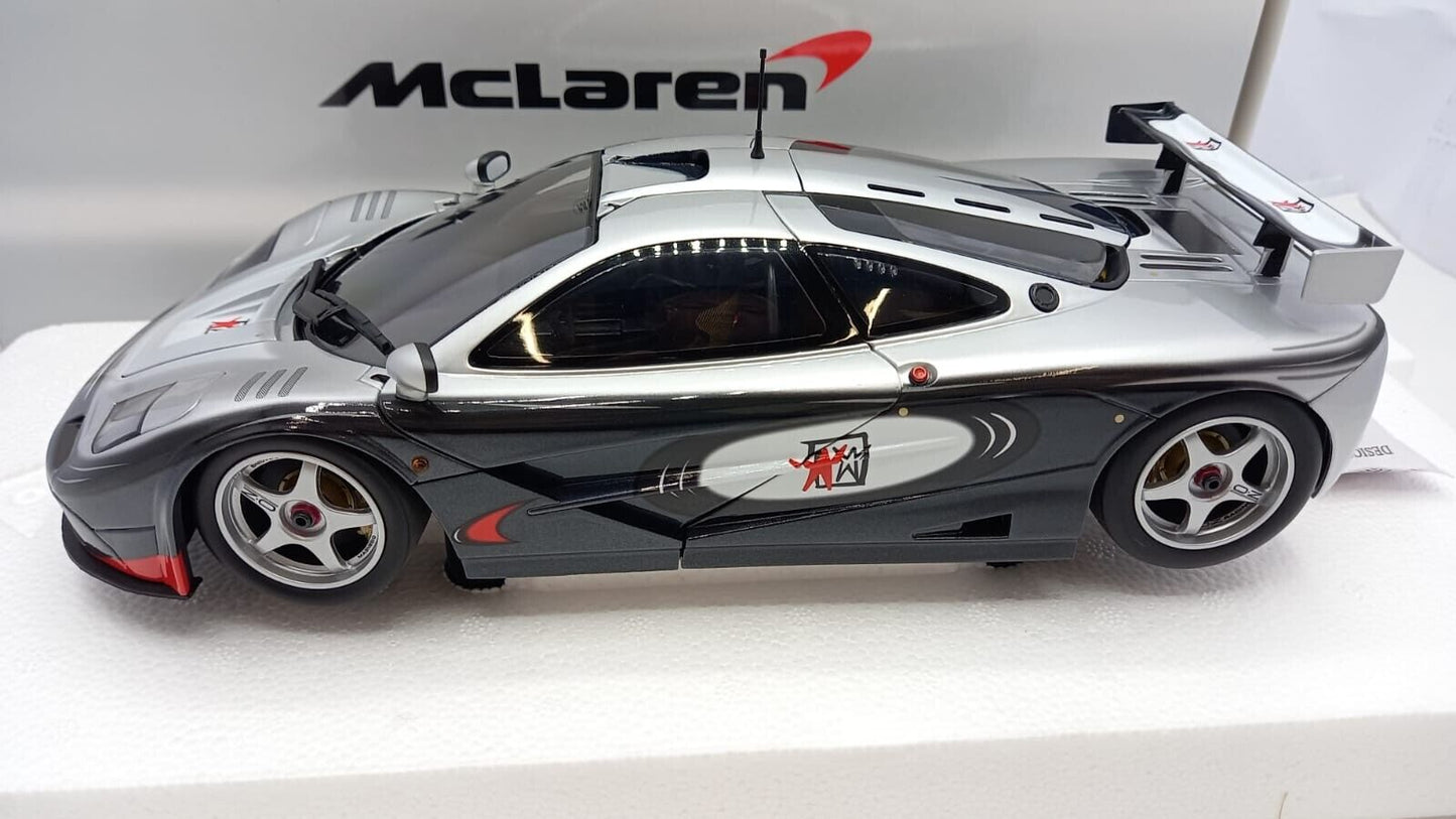 Minichamps Mclaren F1 GTR Adrenaline Program Black and Silver 1:18