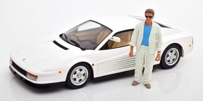 KK Scale Ferrari Testarossa White Monospecchio 1984 US-Version 1:18
