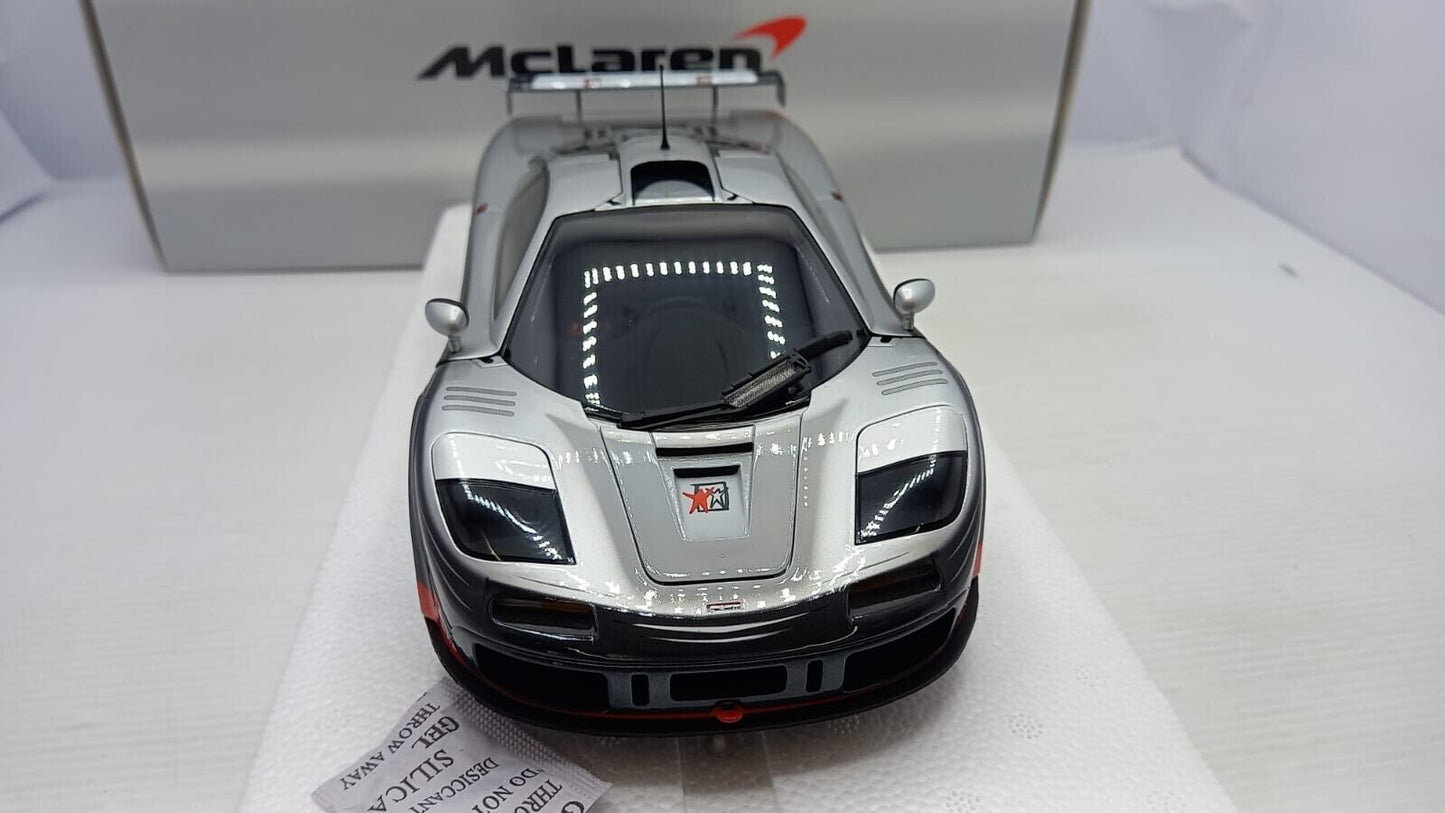 Minichamps Mclaren F1 GTR Adrenaline Program Black and Silver 1:18