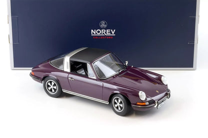 Norev 1971 Porsche 911 T Targa (Removable Top) Violet 1:18