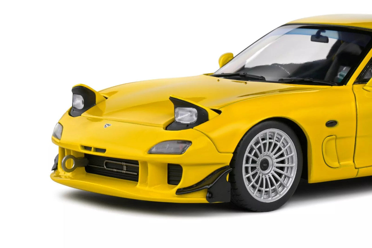 Solido 1994 Mazda RX7 FD RS Streetfighter Yellow 1:18