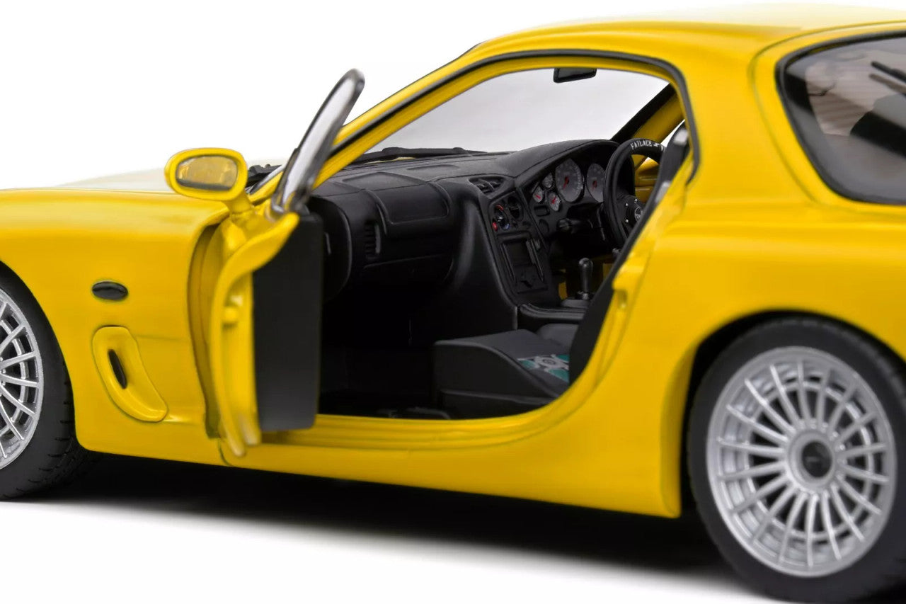 Solido 1994 Mazda RX7 FD RS Streetfighter Yellow 1:18