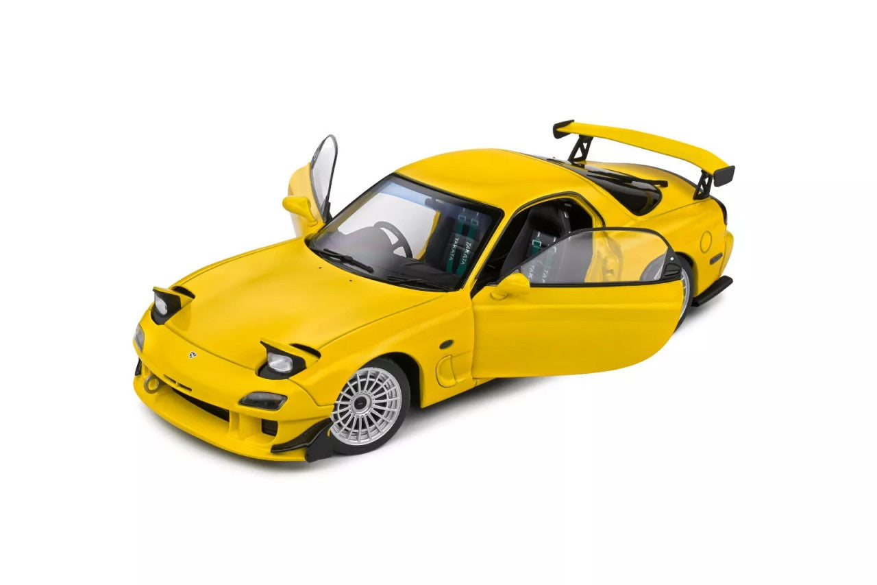 Solido 1994 Mazda RX7 FD RS Streetfighter Yellow 1:18