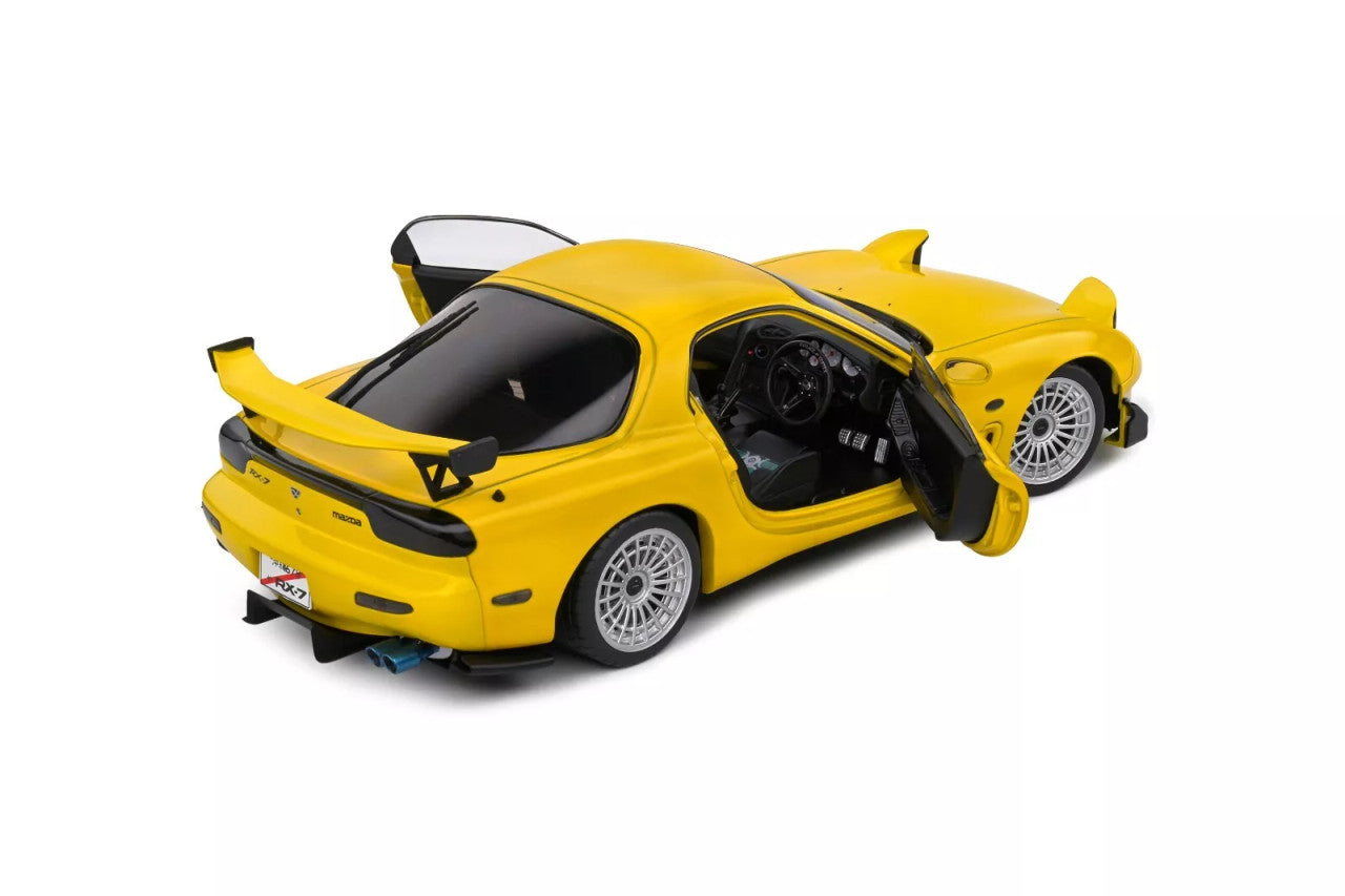 Solido 1994 Mazda RX7 FD RS Streetfighter Yellow 1:18
