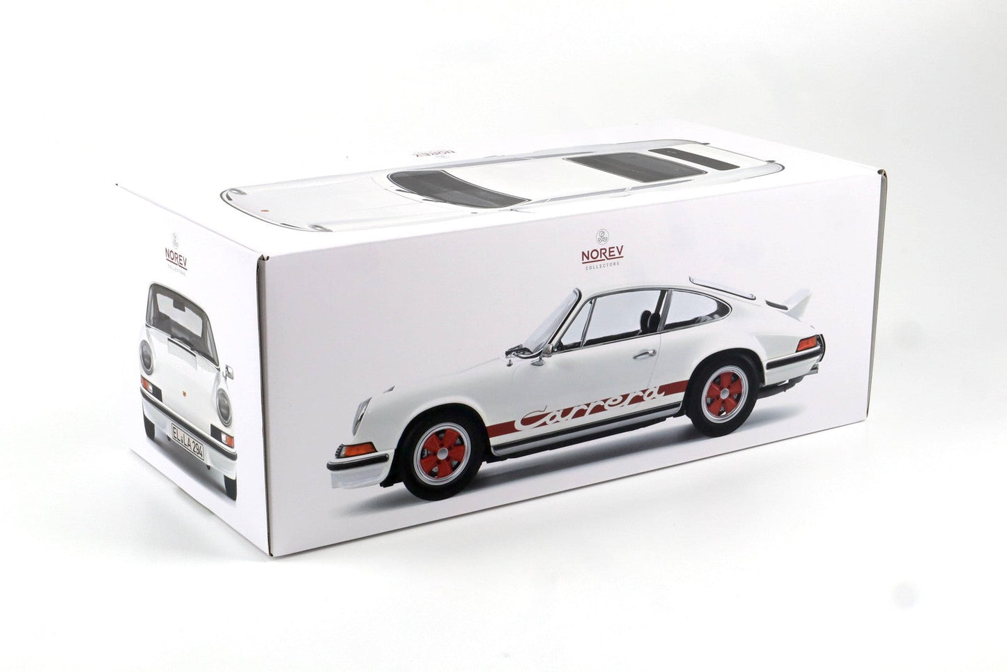 Norev 1973 Porsche 911 Carrera RS Grand Prix White w/ Red Deco 1:12